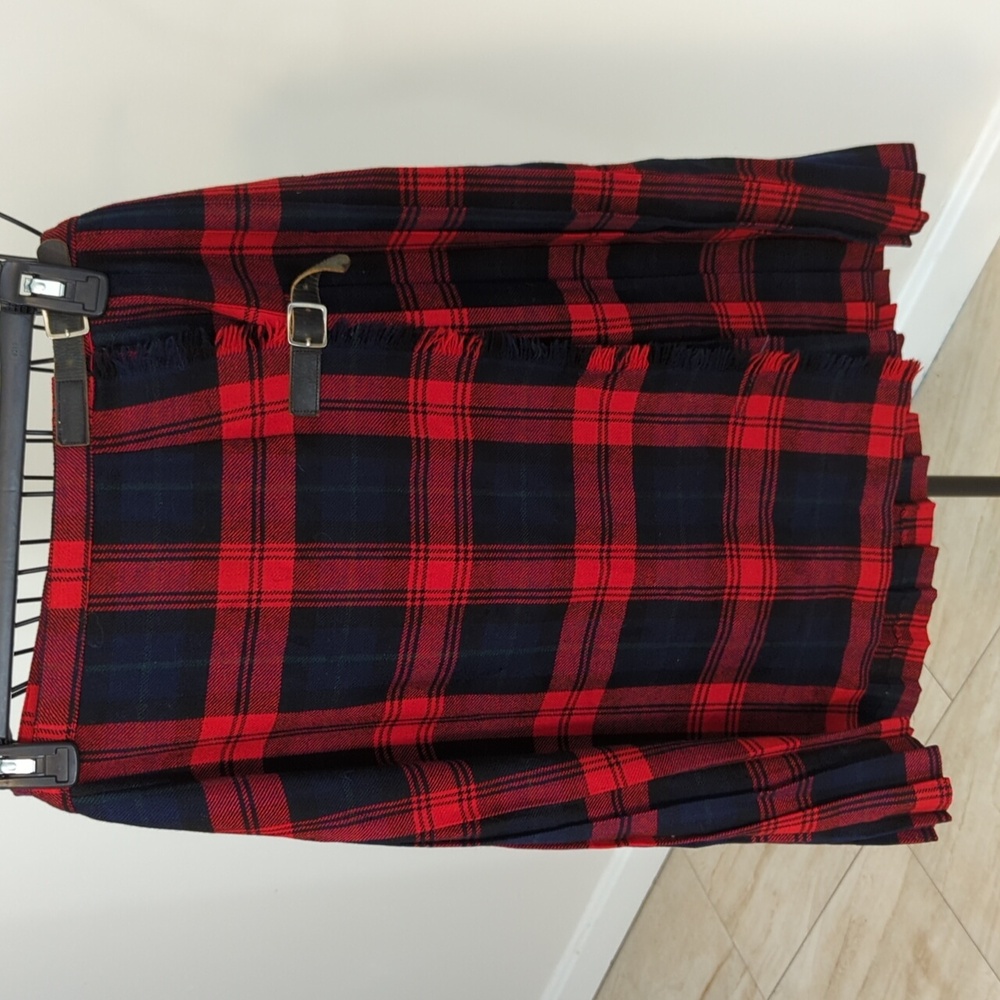 Vintage wool kilt